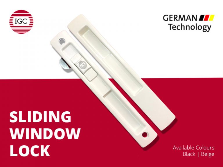 Sliding Window Lock ALPHAGLASS LLC Ajman Dubai